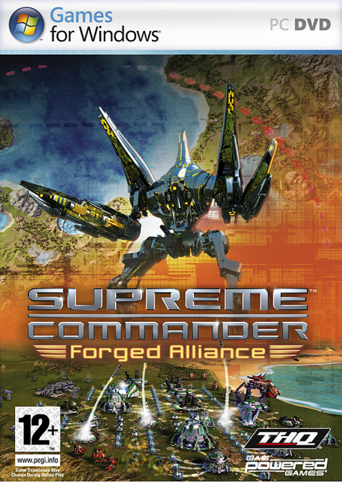 Caratula de Supreme Commander: Forged Alliance para PC