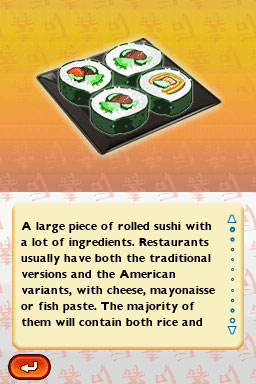 Pantallazo de Sushi Academy para Nintendo DS