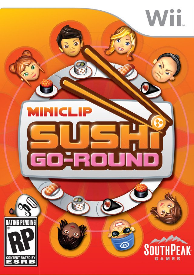 Caratula de Sushi Go Round para Wii