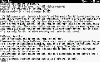 Pantallazo de Suspect para Atari ST