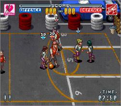 Pantallazo de Sutobasu Yarou Show: 3 on 3 Basketball (Japonés) para Super Nintendo
