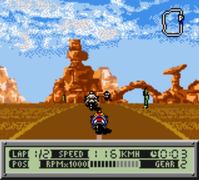 Pantallazo de Suzuki Alstare Extreme Racing para Game Boy Color