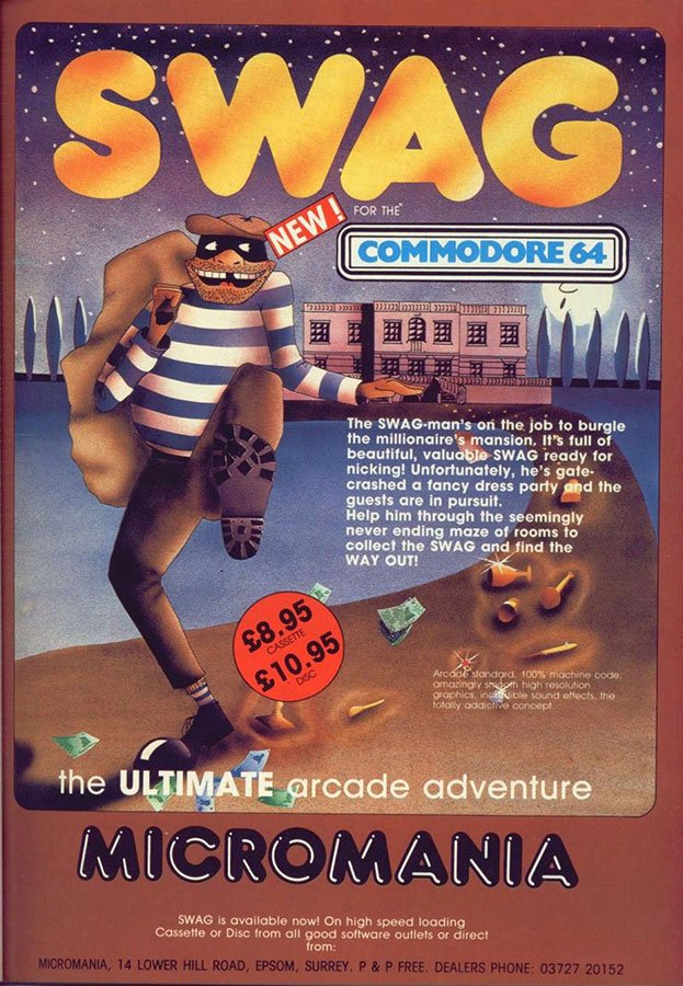 Caratula de Swag para Commodore 64