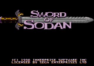 Pantallazo de Sword of Sodan para Sega Megadrive
