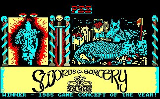 Pantallazo de Swords And Sorcery para Amstrad CPC