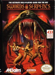 Caratula de Swords and Serpents para Nintendo (NES)