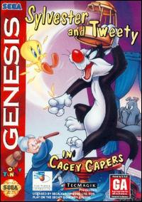 Caratula de Sylvester and Tweety in Cagey Capers para Sega Megadrive