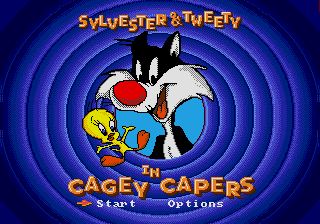 Pantallazo de Sylvester and Tweety in Cagey Capers para Sega Megadrive