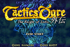 Pantallazo de Tactics Ogre - Knight of Lodis (Japonés) para Game Boy Advance