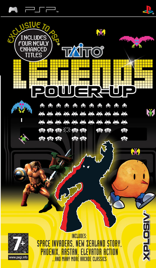 Caratula de Taito Legends Power-Up para PSP