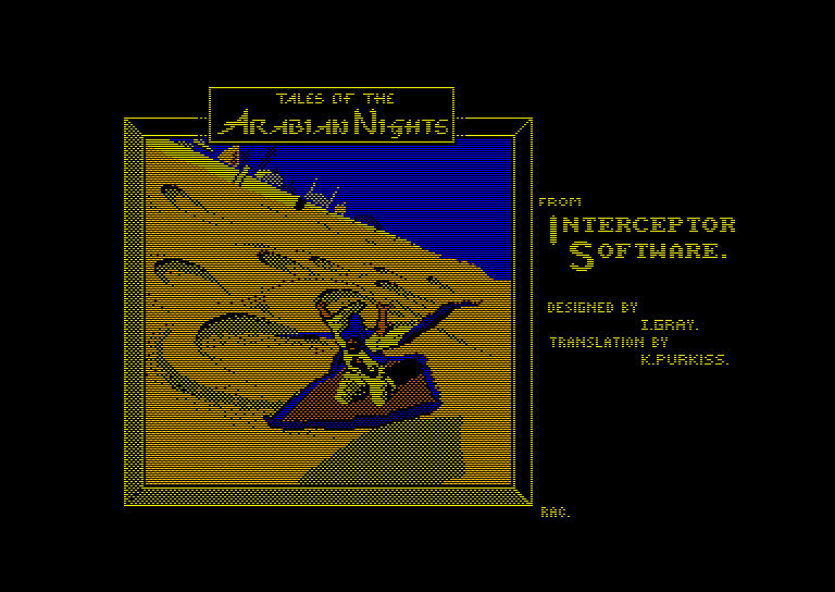 Pantallazo de Tales of the Arabian Nights para Amstrad CPC