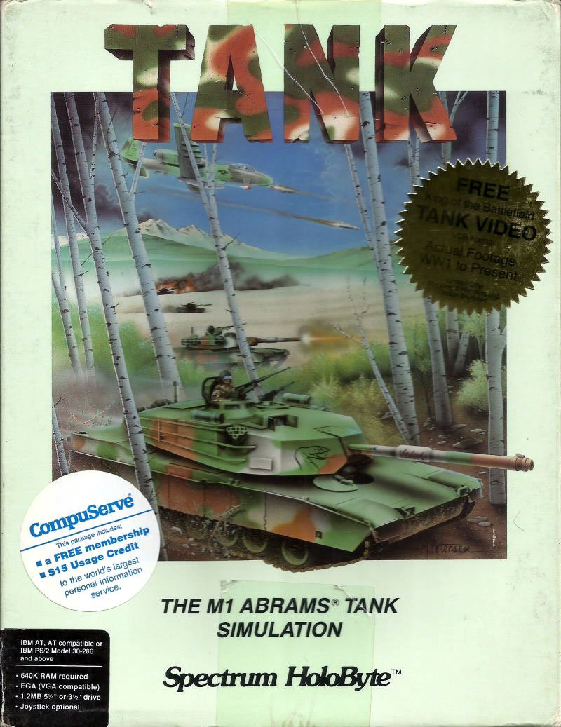 Caratula de Tank: The M1A1 Abrams Battle Tank Simulation para PC