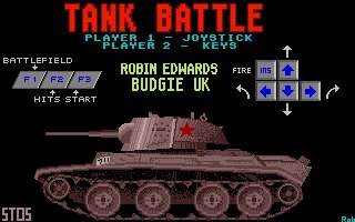 Pantallazo de Tank Battle para Atari ST