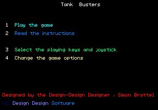 Pantallazo de Tank Busters para Amstrad CPC