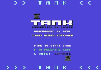 Pantallazo de Tank para Commodore 64