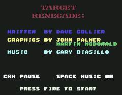 Pantallazo de Target Renegade para Commodore 64