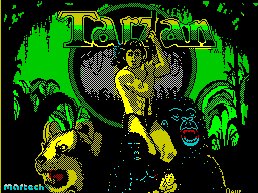 Pantallazo de Tarzan para Spectrum