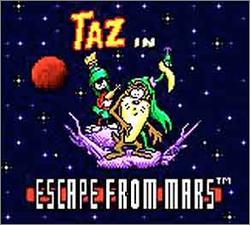 Pantallazo de Taz in Escape From Mars para Gamegear