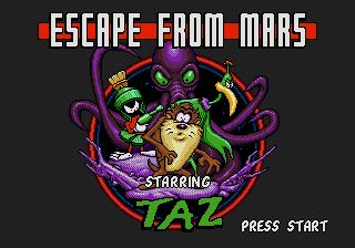 Pantallazo de Taz in Escape from Mars para Sega Megadrive