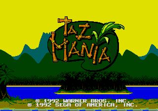 Pantallazo de Taz-Mania para Sega Megadrive