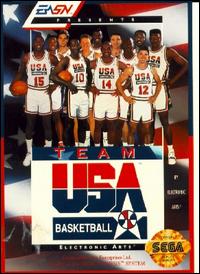 Caratula de Team USA Basketball para Sega Megadrive