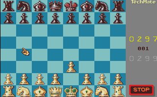 Pantallazo de TechMate Chess v1.1 para Atari ST
