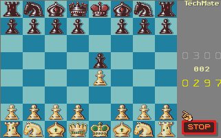 Pantallazo de TechMate Chess v1.13 para Atari ST