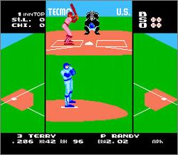 Pantallazo de Tecmo Baseball para Nintendo (NES)