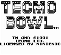 Pantallazo de Tecmo Bowl para Game Boy