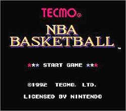 Pantallazo de Tecmo NBA Basketball para Nintendo (NES)