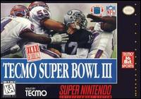 Caratula de Tecmo Super Bowl III: Final Edition para Super Nintendo