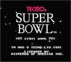 Pantallazo de Tecmo Super Bowl para Nintendo (NES)