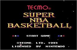 Pantallazo de Tecmo Super NBA Basketball para Super Nintendo
