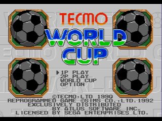 Pantallazo de Tecmo World Cup para Sega Megadrive