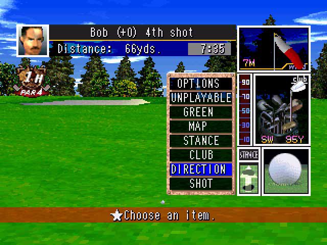 Pantallazo de Tecmo World Golf para PlayStation