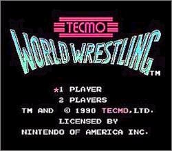 Pantallazo de Tecmo World Wrestling para Nintendo (NES)