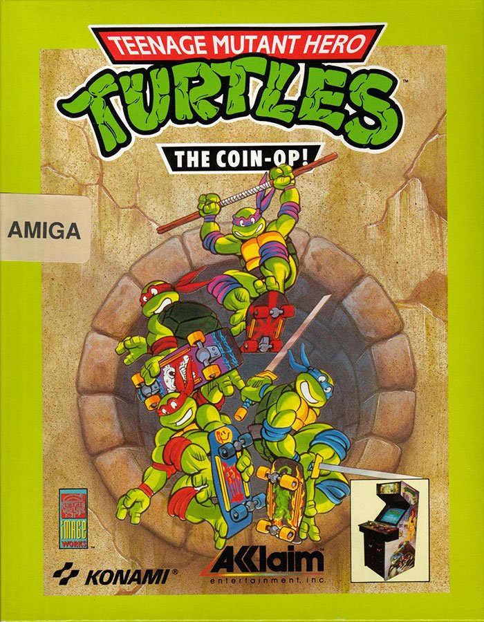 Caratula de Teenage Mutant Hero Turtles: The Coin-Op! para Amiga