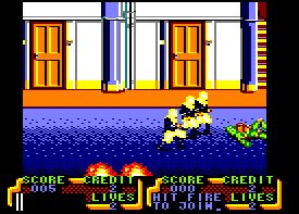 Pantallazo de Teenage Mutant Hero Turtles 2: Coin Up para Amstrad CPC