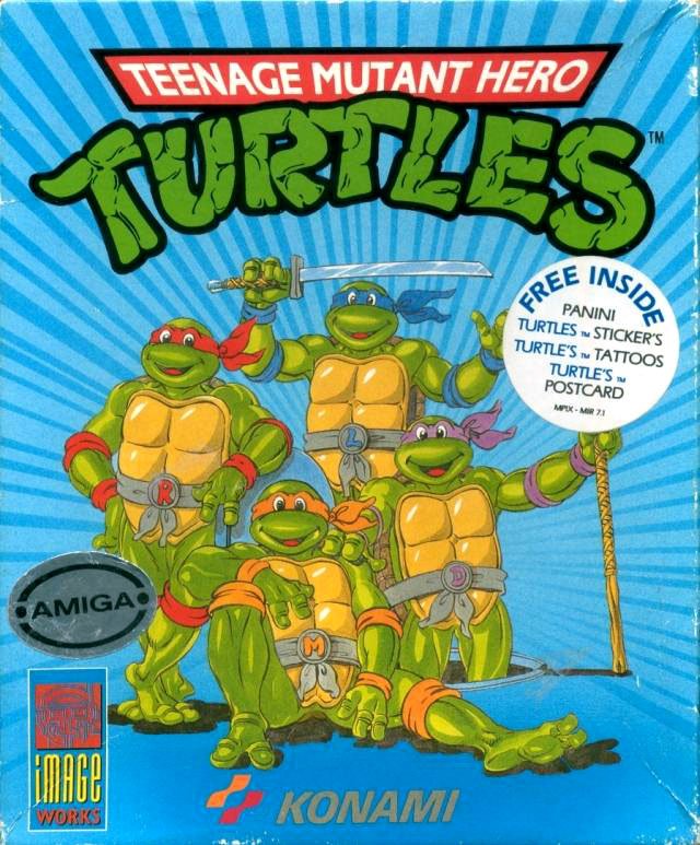 Caratula de Teenage Mutant Hero Turtles para Amiga