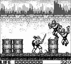 Pantallazo de Teenage Mutant Ninja Turtles: Fall of the Foot Clan para Game Boy