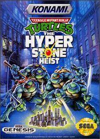 Caratula de Teenage Mutant Ninja Turtles: The Hyperstone Heist para Sega Megadrive