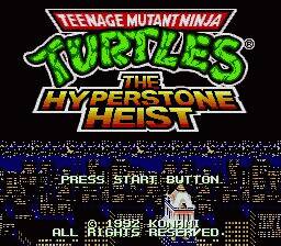 Pantallazo de Teenage Mutant Ninja Turtles: The Hyperstone Heist para Sega Megadrive