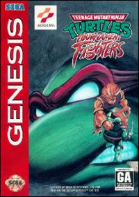 Caratula de Teenage Mutant Ninja Turtles: Tournament Fighters para Sega Megadrive