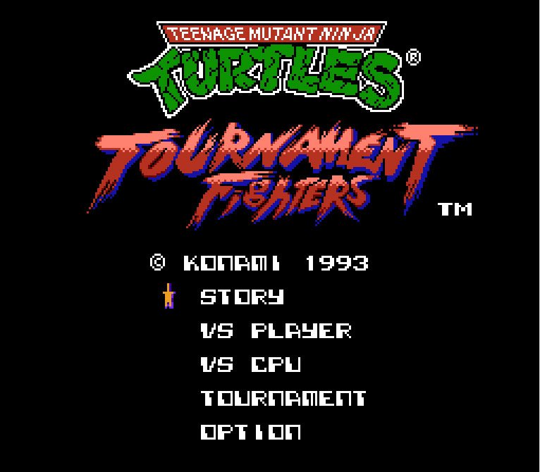 Pantallazo de Teenage Mutant Ninja Turtles: Tournament Fighters para Nintendo (NES)