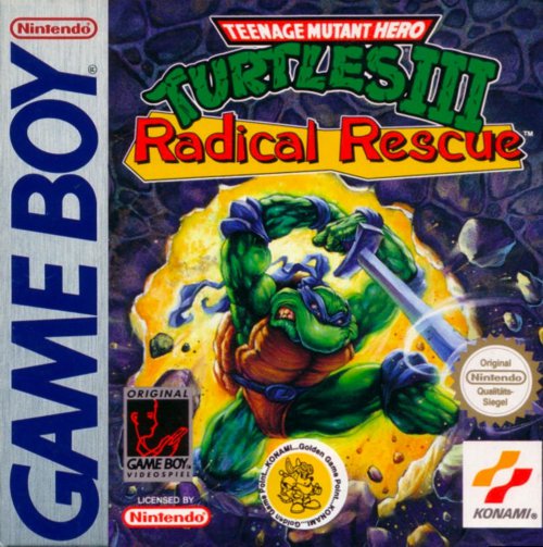 Caratula de Teenage Mutant Ninja Turtles III: Radical Rescue para Game Boy