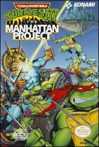 Caratula de Teenage Mutant Ninja Turtles III: The Manhattan Project para Nintendo (NES)