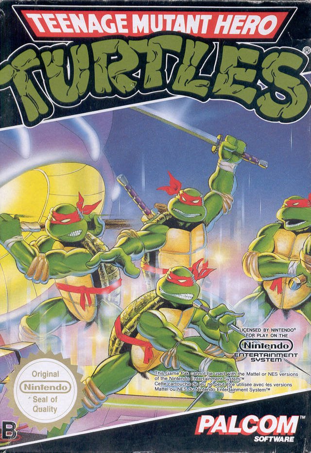 Caratula de Teenage Mutant Ninja Turtles para Nintendo (NES)