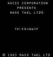 Pantallazo de Telebunnie para MSX
