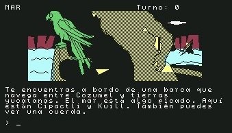 Pantallazo de Templos Sagrados, Los para Commodore 64