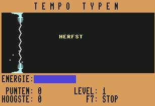 Pantallazo de Tempo Typen para Commodore 64